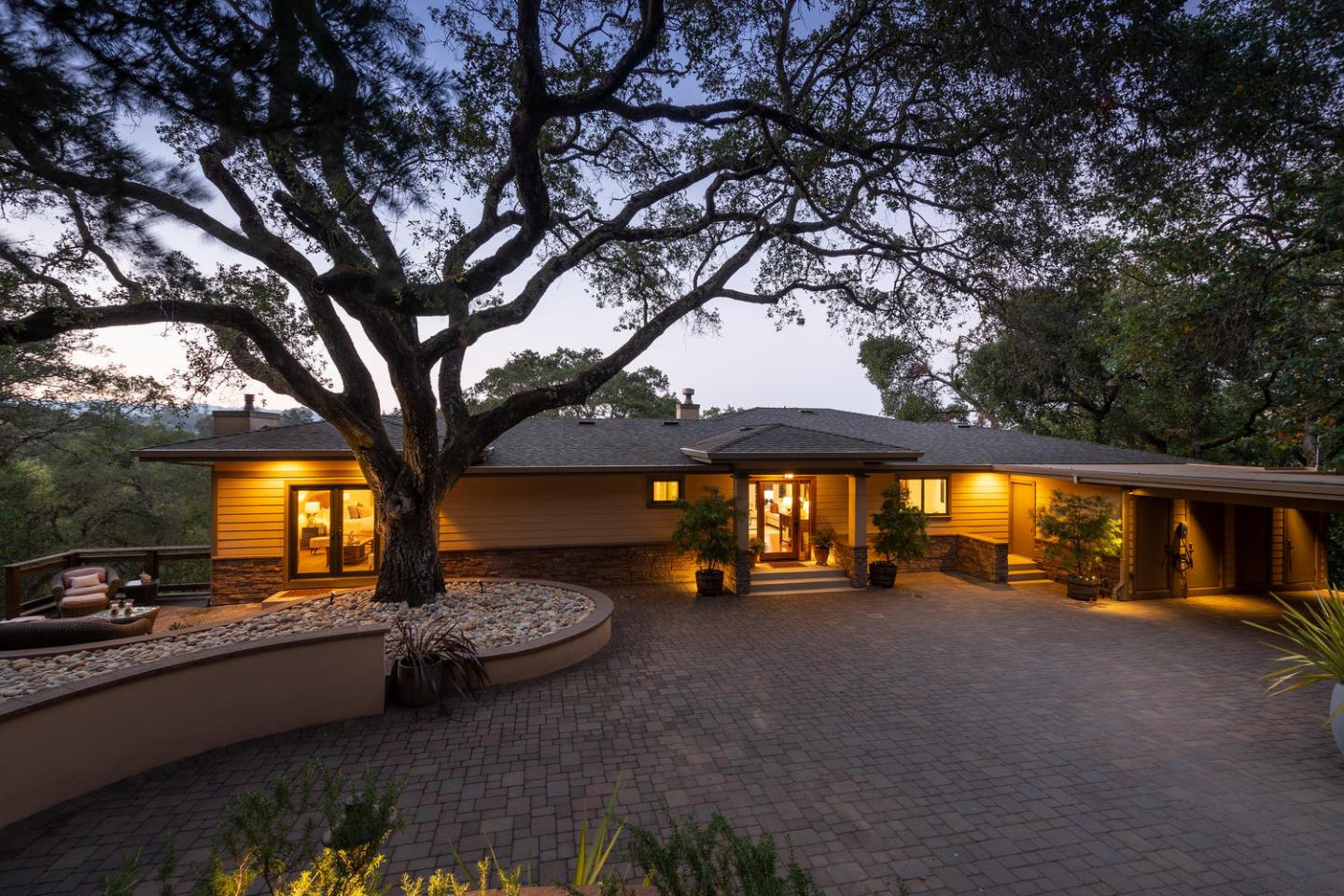 672 Moraga Road Lafayette, CA 94549 - Photo 1 of 43 a view of a house with a swimming pool and a yard