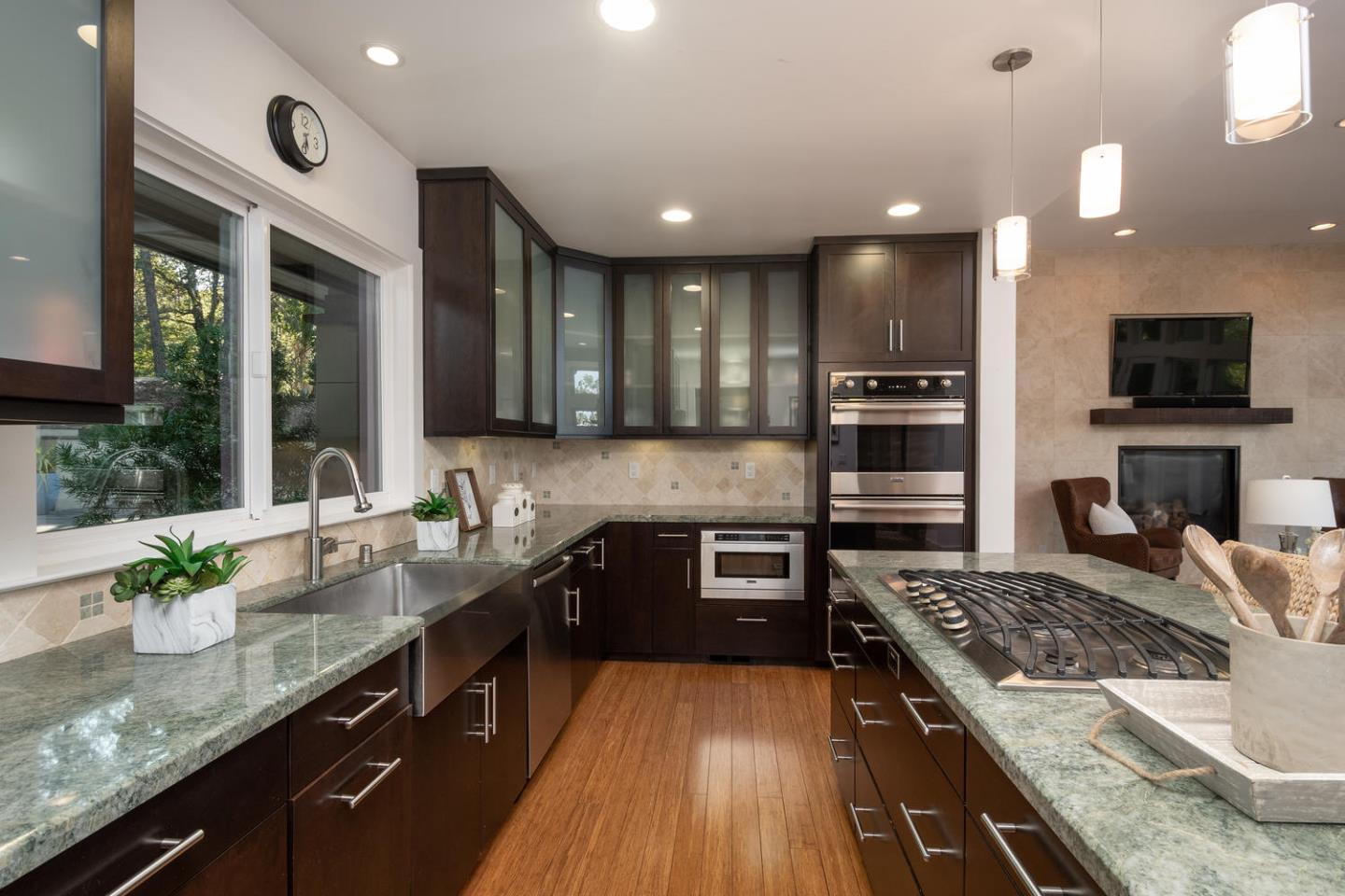 672 Moraga Road Lafayette, CA 94549 - Photo 16 of 43 a kitchen with a stove and a sink
