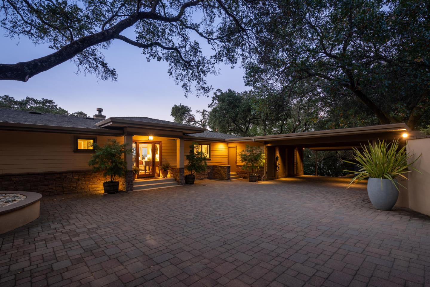 672 Moraga Road Lafayette, CA 94549 - Photo 2 of 43 a view of a car park in front of a house