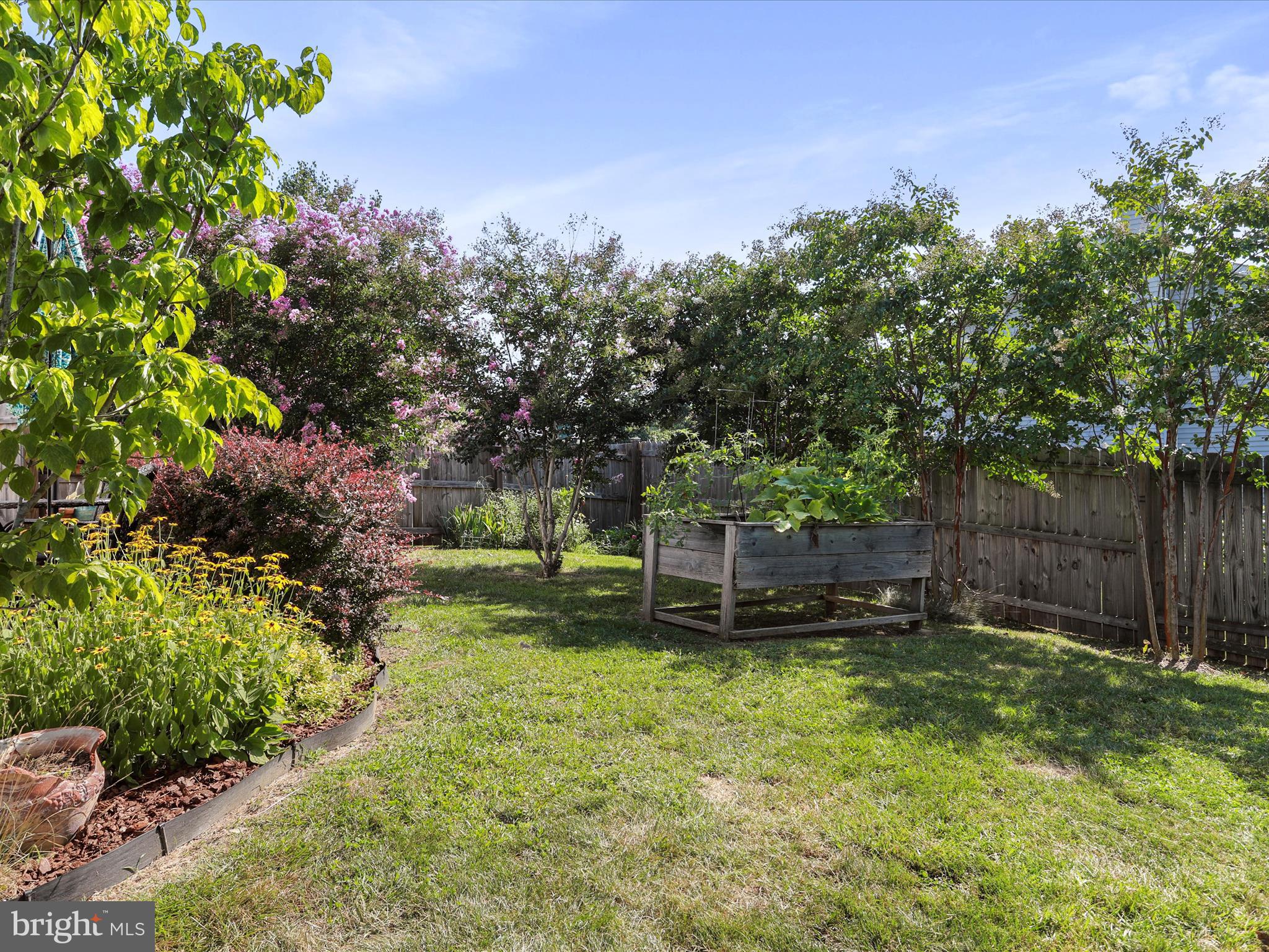 100 Lloyds Road Winchester, VA 22602 - Photo 35 of 39 a view of a backyard with plants and a bench
