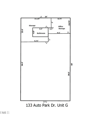 $1,400 | 133 Auto Park Drive, Unit G, Graham, NC 27253