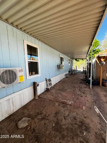 a view of an outdoor space and a window