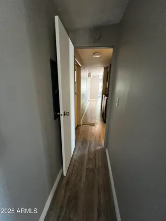 a view of a house with a space
