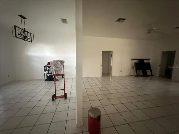 a view of empty room