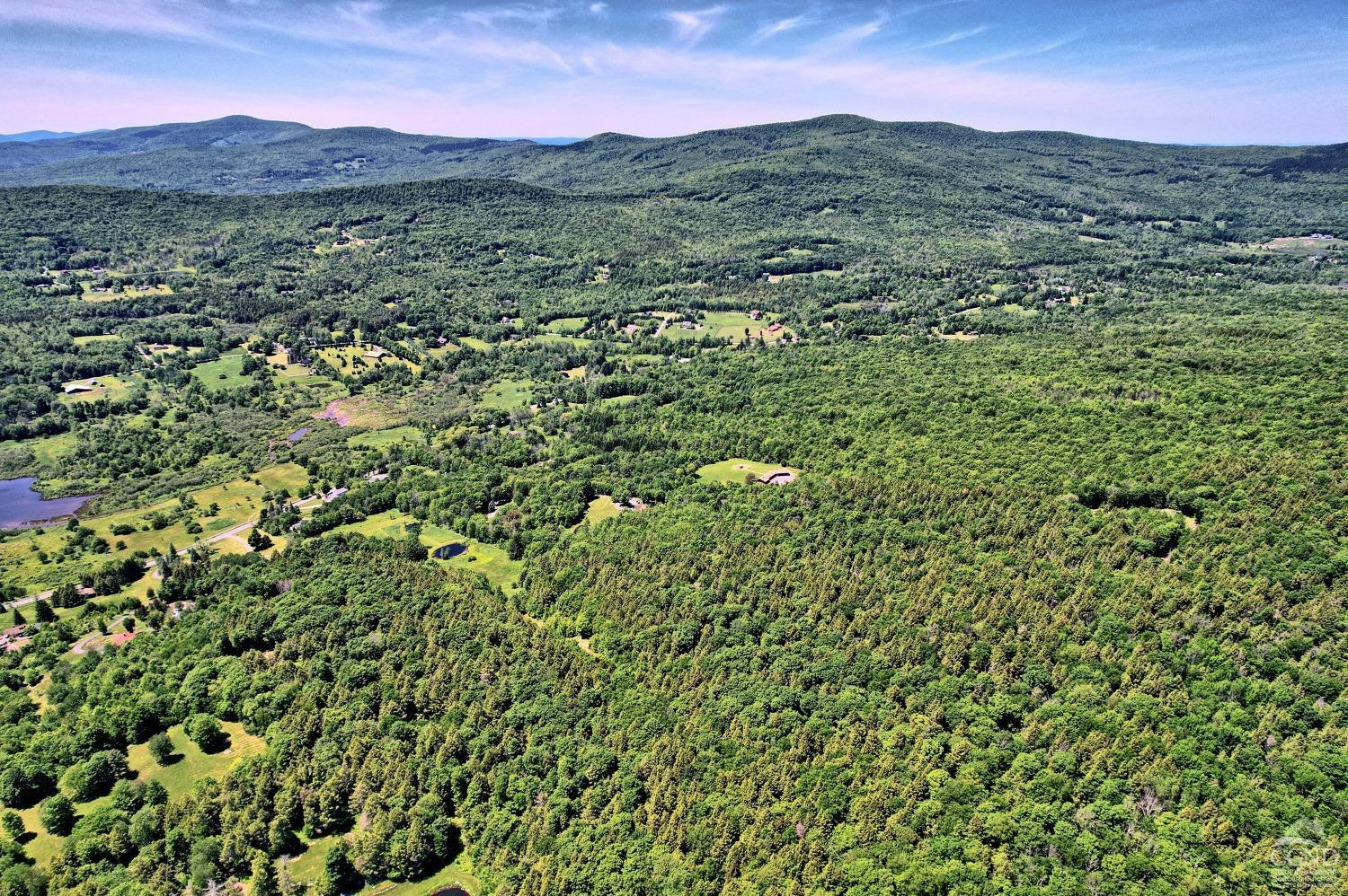 383 Begley Road Windham, NY 12496 - Photo 27 of 58 a view of a lush green hillside and a houses