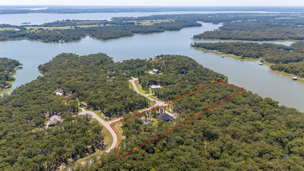 Tbd Tbd Anchor Point Quinlan, TX 75474 - Photo 36 of 40 an aerial view of mountain with lake view