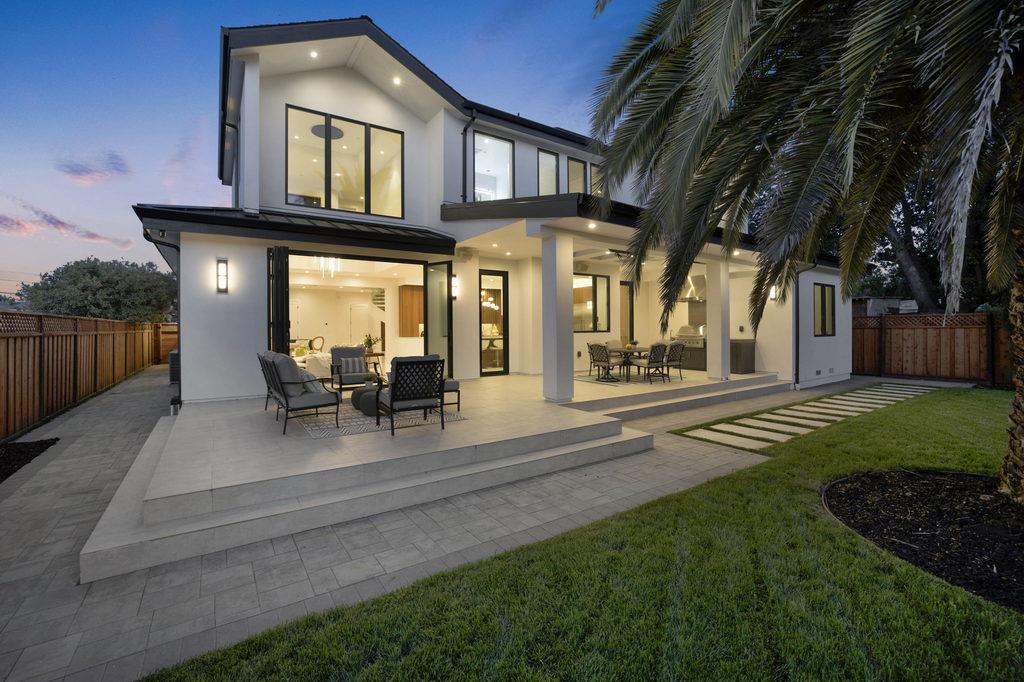 729 Filbert Avenue Campbell, CA 95008 - Photo 54 of 56 a view of a house with a swimming pool and porch