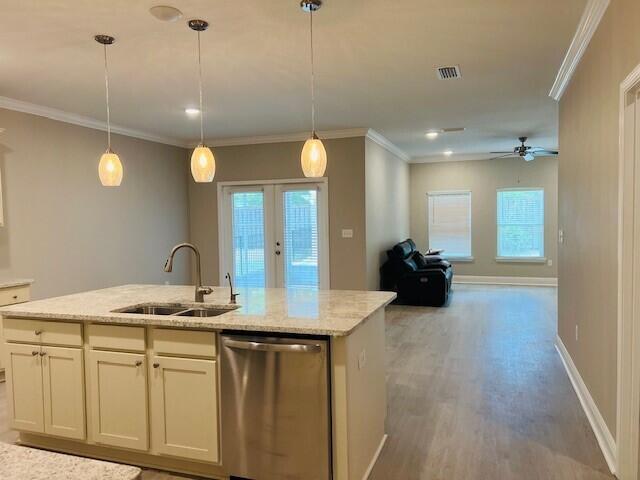 201 Lightning Bug Lane, Unit LOT 58 Freeport, FL 32439 - Photo 12 of 40 a bathroom with a sink vanity and mirror