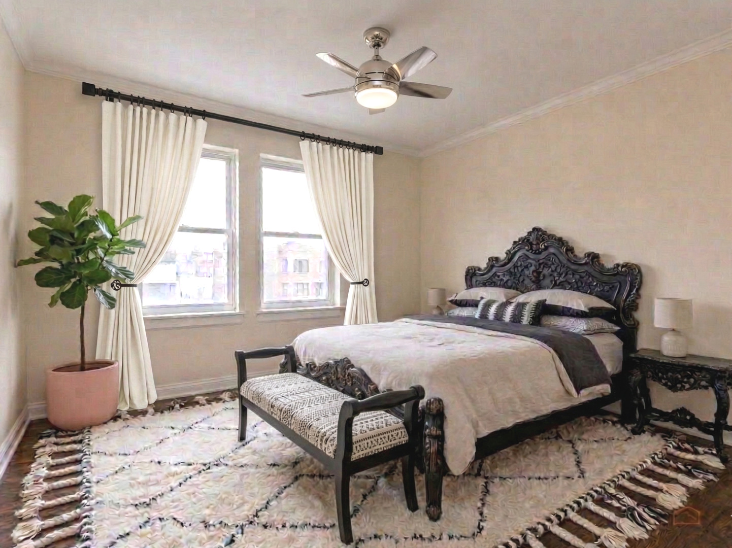 6334 North Sheridan Road, Unit 3E Chicago, IL 60660 - Photo 31 of 39 a bedroom with a bed and a chair
