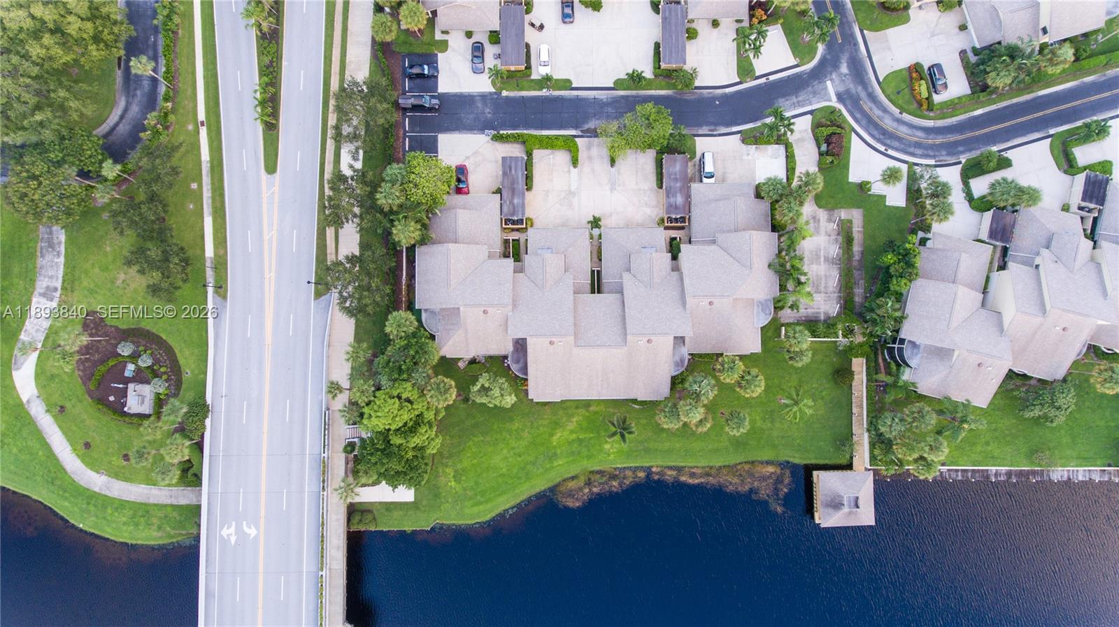 17081 Waterbend Drive, Unit 227 Jupiter, FL 33477 - Photo 30 of 38 an aerial view of a house with garden