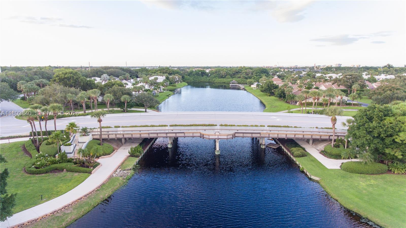 17081 Waterbend Drive, Unit 227 Jupiter, FL 33477 - Photo 32 of 38 an aerial view of a swimming pool with seating space