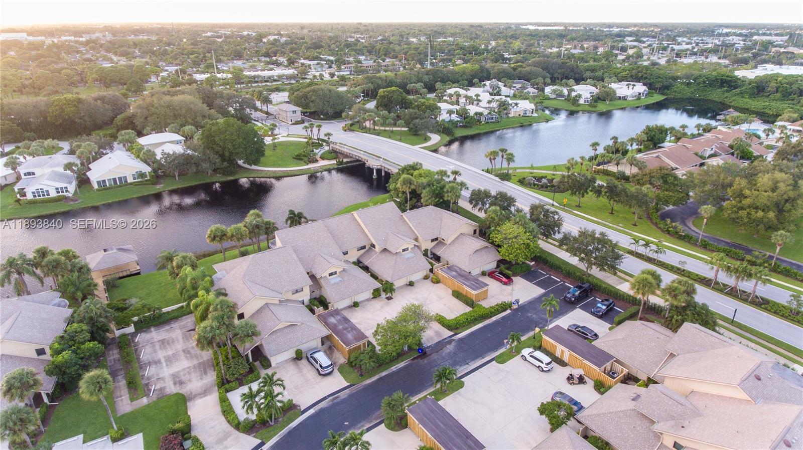 17081 Waterbend Drive, Unit 227 Jupiter, FL 33477 - Photo 36 of 38 an aerial view of a city with lake view