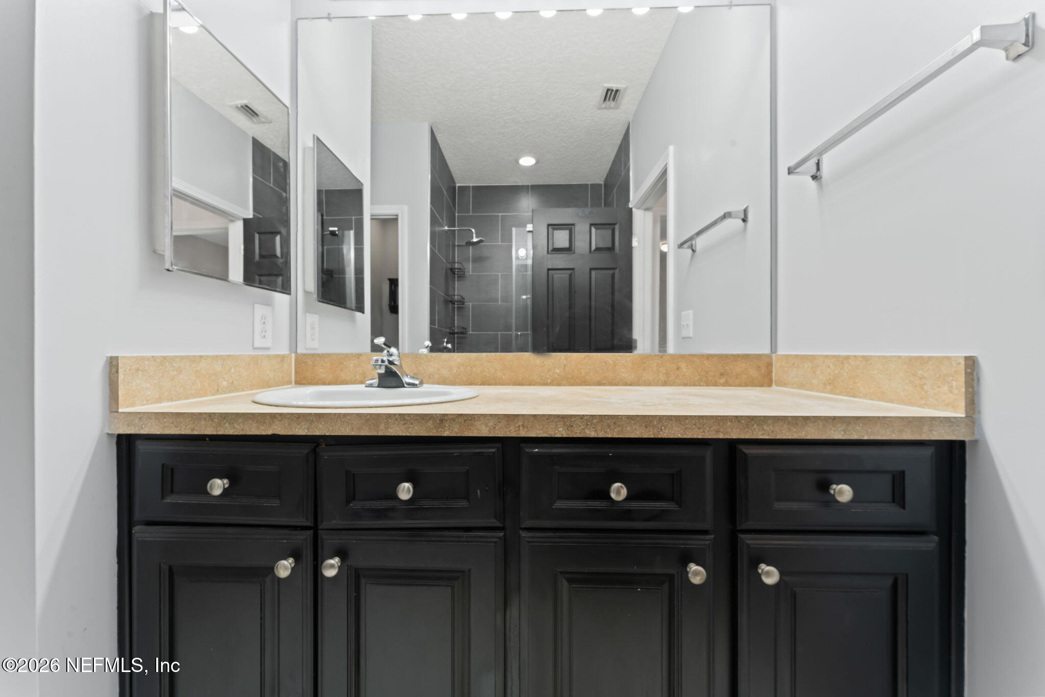 5663 Greenland Road, Unit 1201 Jacksonville, FL 32258 - Photo 37 of 82 a bathroom with a sink and a mirror