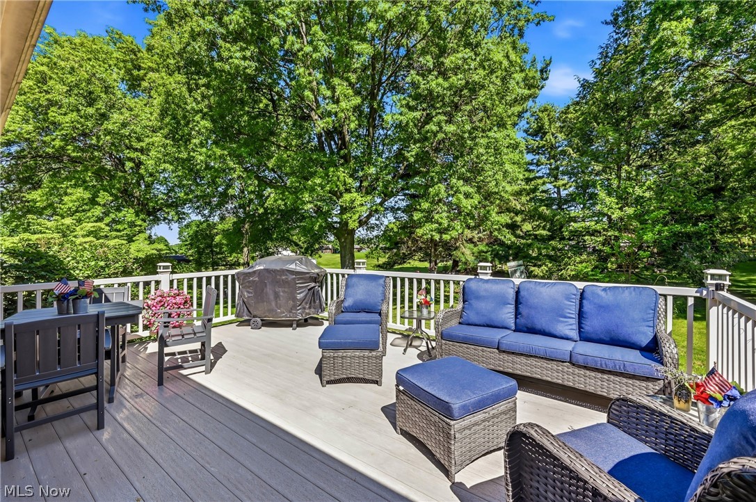 6127 Columbus Road Northeast Louisville, OH 44641 - Photo 34 of 49 Composite deck is easy maintenance