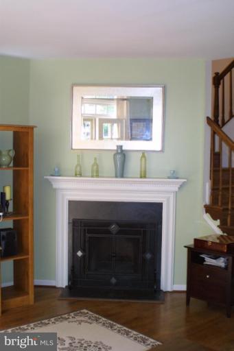 412 West Glebe Road Alexandria, VA 22305 - Photo 14 of 16 Living Room Fireplace