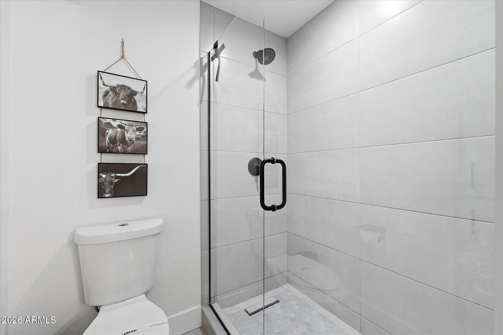 8649 East Royal Palm Road, Unit 239 Scottsdale, AZ 85258 - Photo 24 of 34 a bathroom with a shower a toilet and a shower