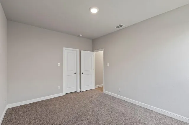 a close view of closet