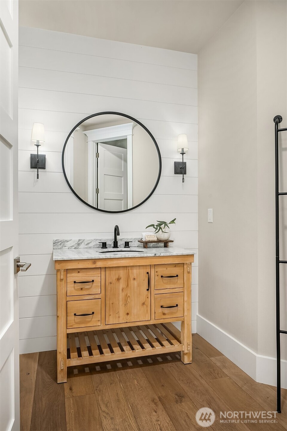 23403 Northeast Union Hill Road Redmond, WA 98053 - Photo 18 of 37 a bathroom with a granite countertop sink and a mirror
