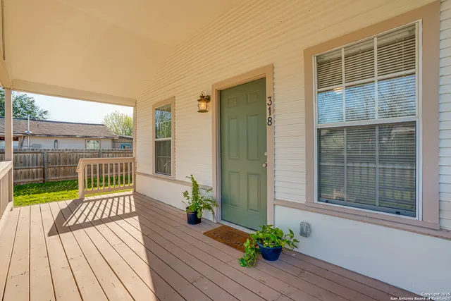 a view of a house with a porch