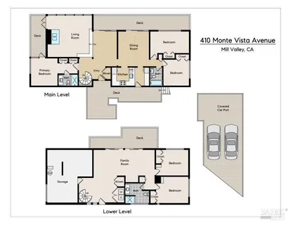 $2,395,000 | 410 Monte Vista Avenue, Mill Valley, CA 94941