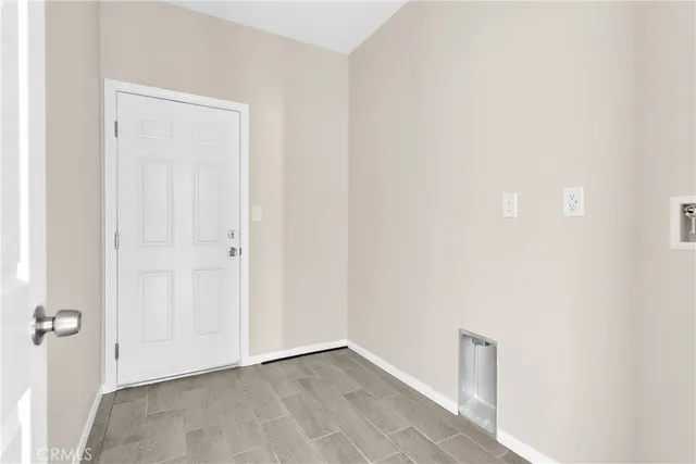 a view of an empty room