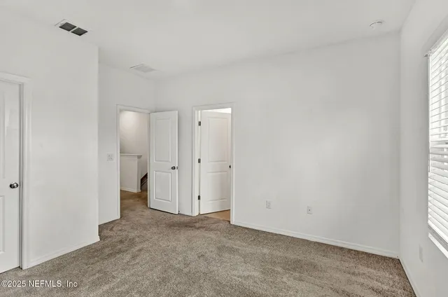 a view of a room with window