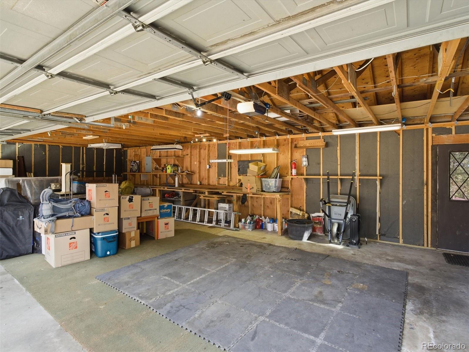 209 Pine Drive Bailey, CO 80421 - Photo 36 of 48 a view of a garage with storage