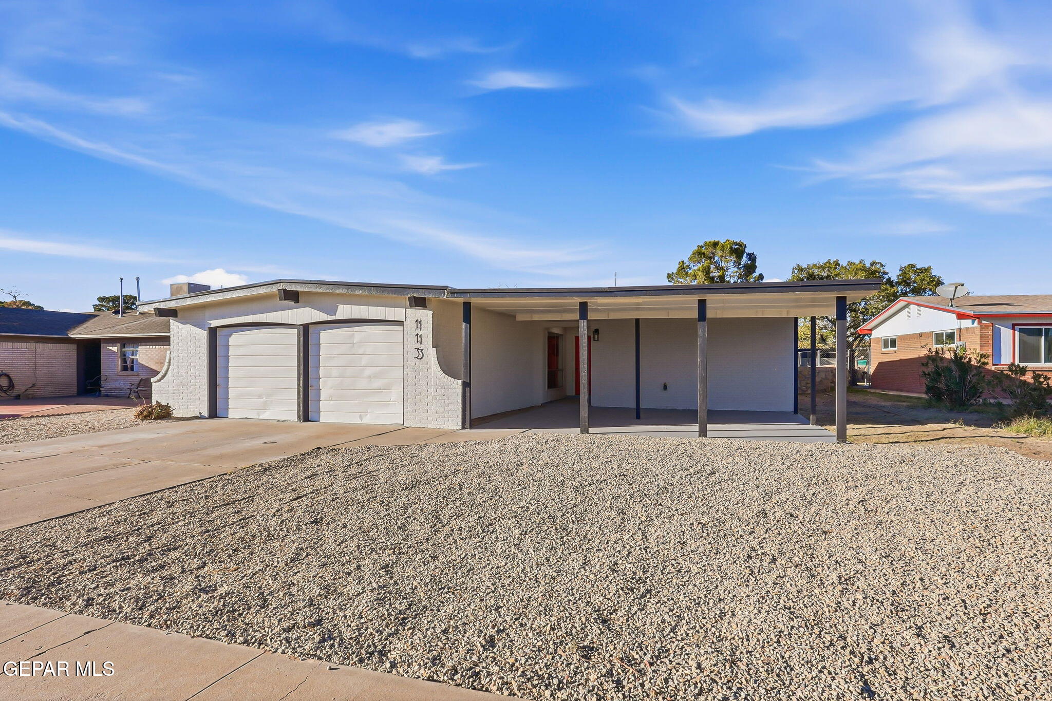 113 West Point Drive El Paso, TX 79907 - Photo 1 of 40 front view of a house with a pathway