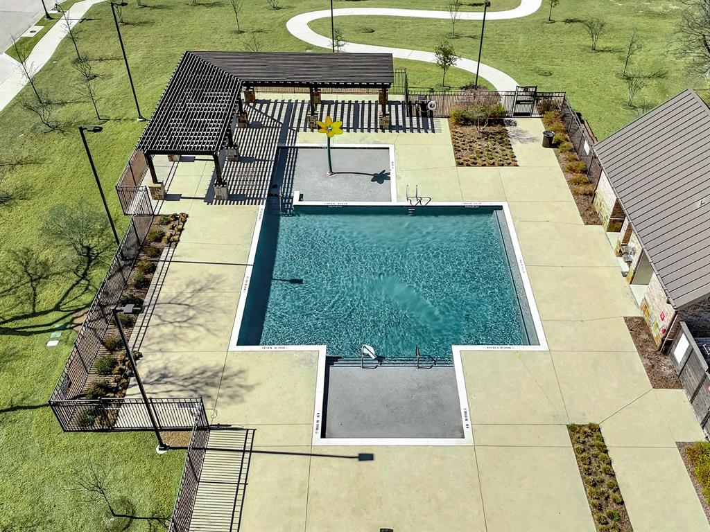 1314 Yellow Pne Road Celina, TX 75009 - Photo 39 of 40 a view of swimming pool with a yard