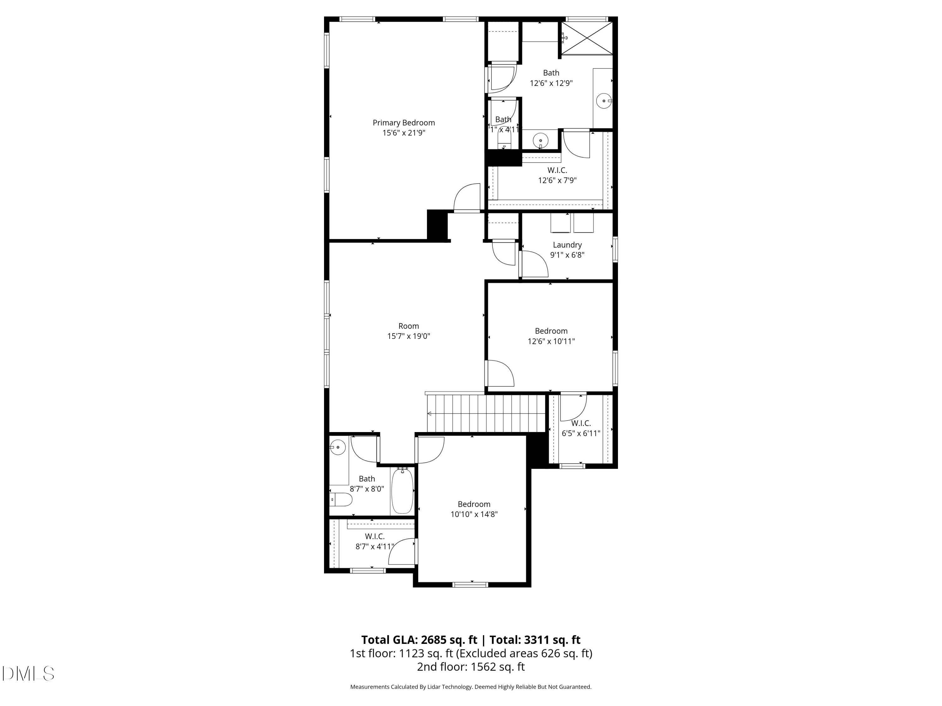 2913 Macbeth Lane Apex, NC 27502 - Photo 61 of 62 a picture of a floor plan