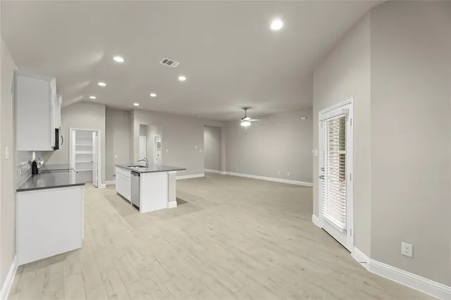 wooden floor in an empty room