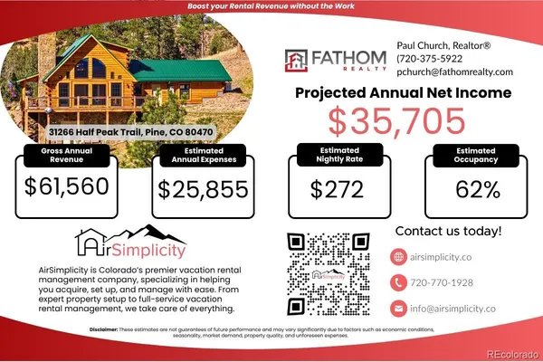 $1,175,000 | 31266 Half Peak Trail, Pine, CO 80470