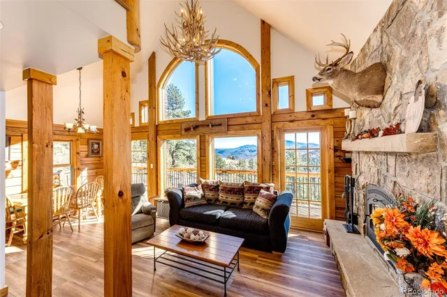 a outdoor living space with furniture and a couch