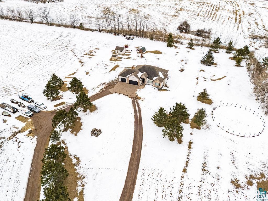 2542 Ziehl Road Carlton, MN 55718 - Photo 9 of 51 View of snowy aerial view