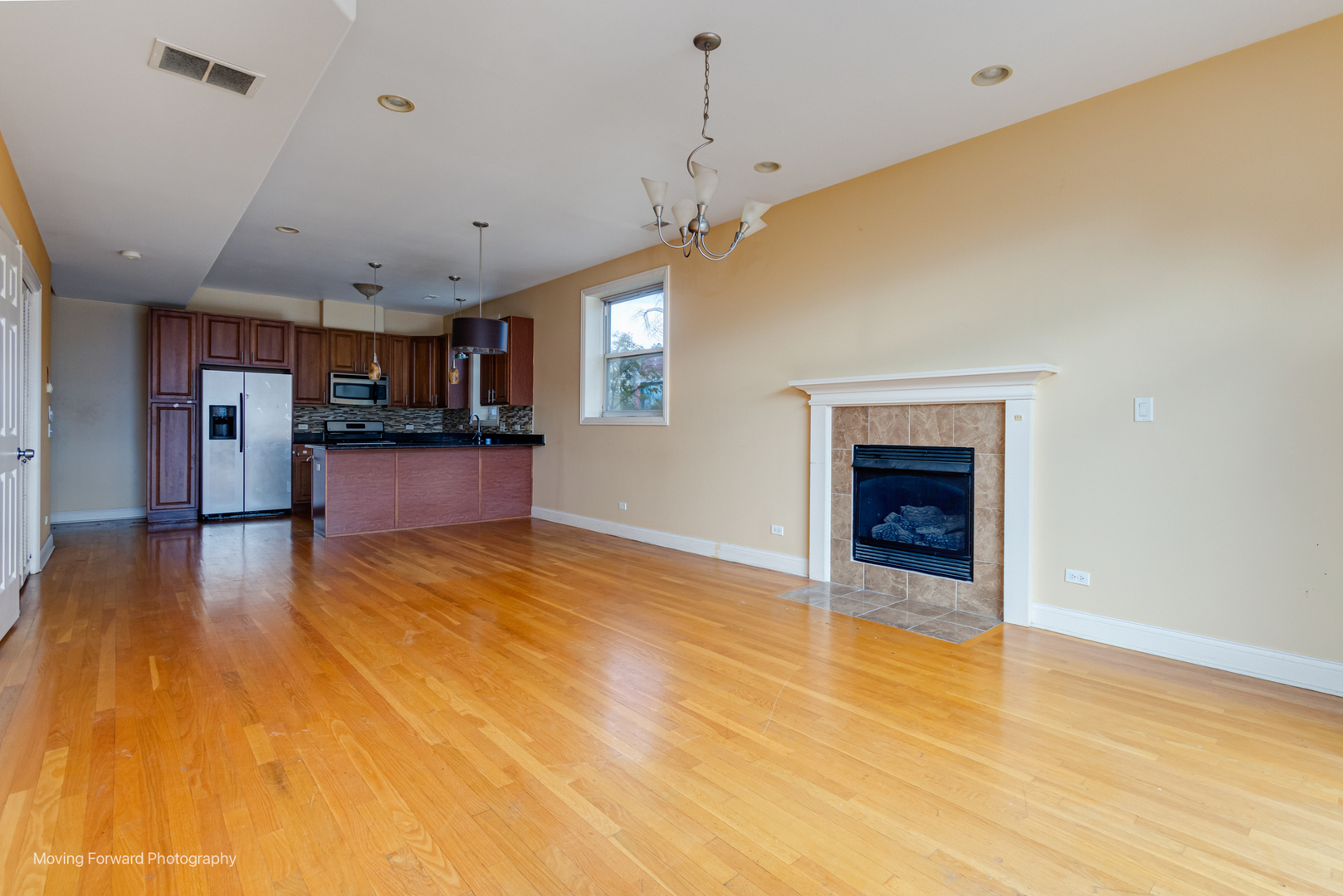 4900 South Vincennes Avenue, Unit 3 Chicago, IL 60615 - Photo 11 of 27 a view of a livingroom with a fireplace
