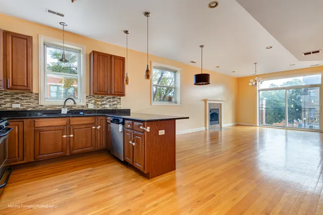 an empty room with window