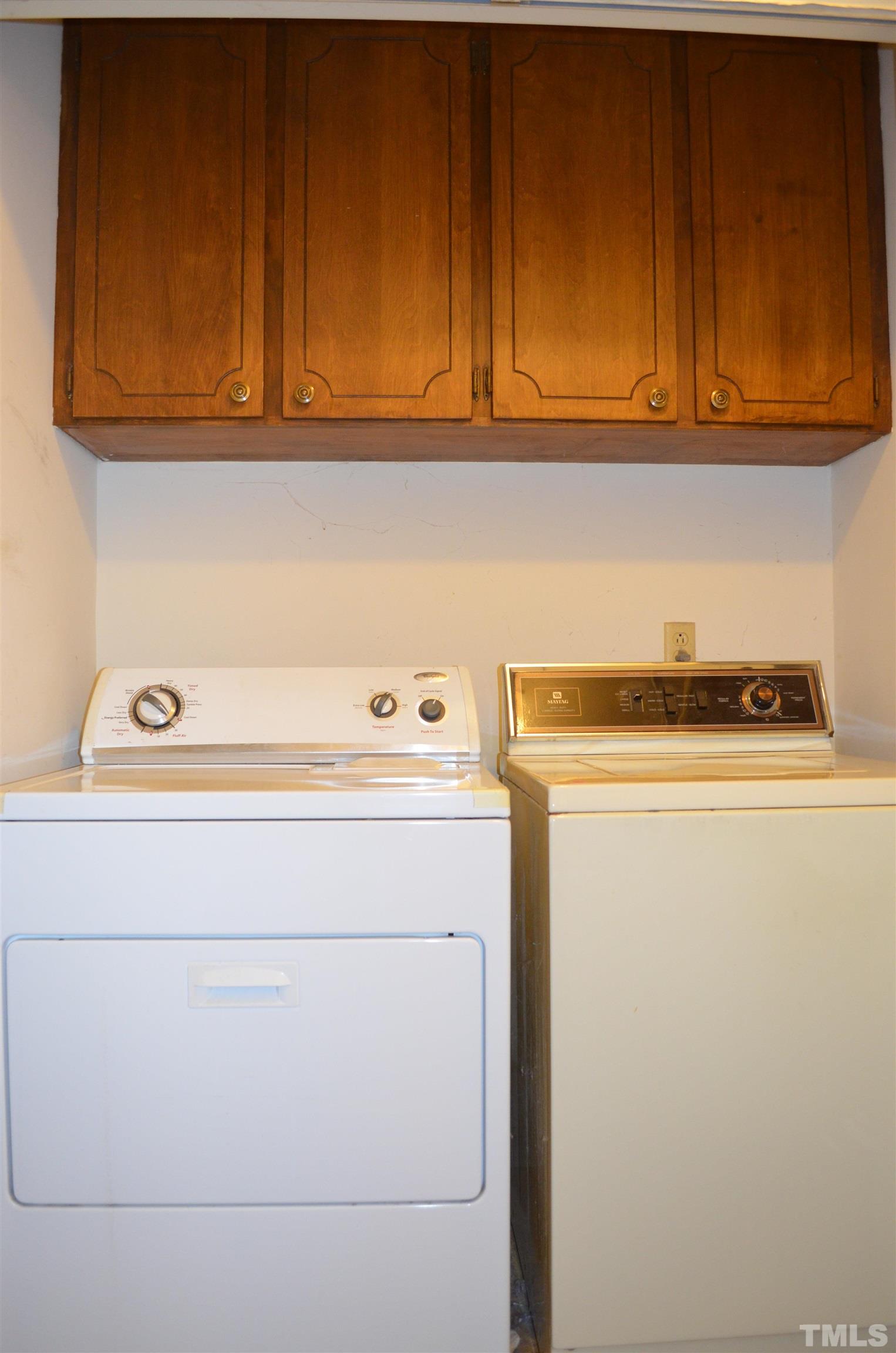 123 Joe Brown Road Bear Creek, NC 27207 - Photo 12 of 32 a utility room with dryer and washer