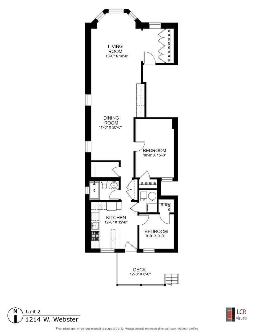 1214 West Webster Avenue, Unit 2E Chicago, IL 60614 - Photo 23 of 23 a picture of a floor plan
