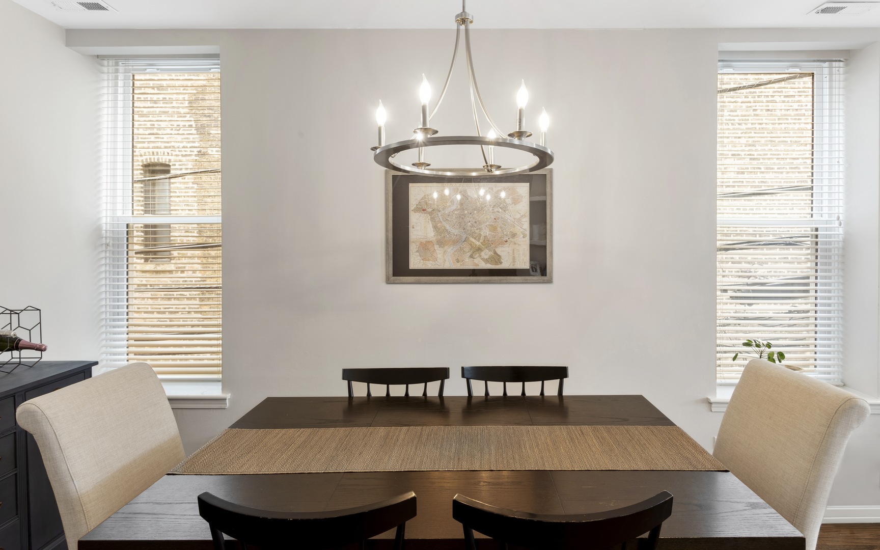1214 West Webster Avenue, Unit 2E Chicago, IL 60614 - Photo 8 of 23 a view of a dining room with furniture window and outside view