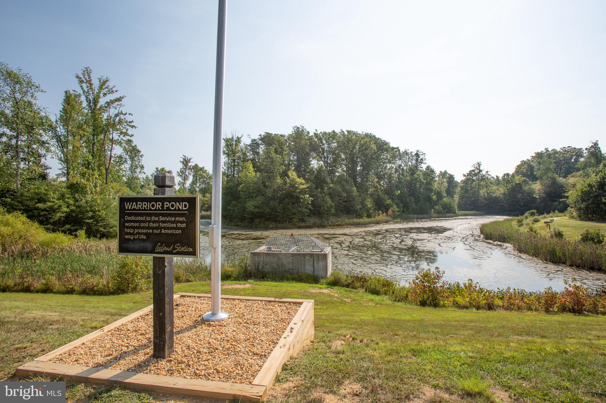1 Riggs Road Fredericksburg, VA 22405 - Photo 46 of 55 Community pond honoring our servicemen