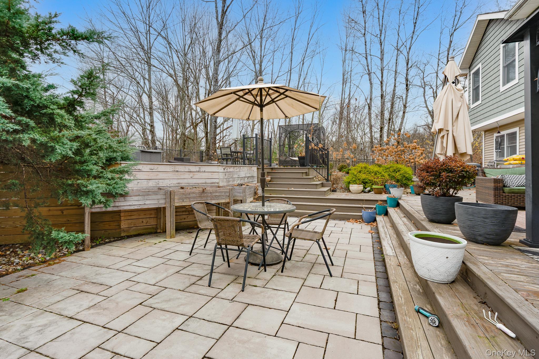 112 Pleasantview Road Pleasant Valley, NY 12569 - Photo 25 of 30 View of patio featuring outdoor dining space and stairs
