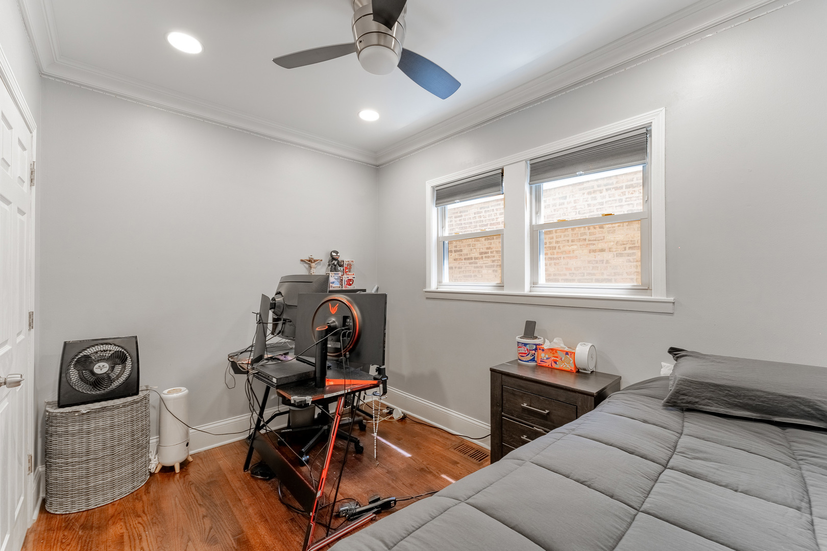 2610 North Major Avenue Chicago, IL 60639 - Photo 15 of 45 a room with furniture and wooden floor