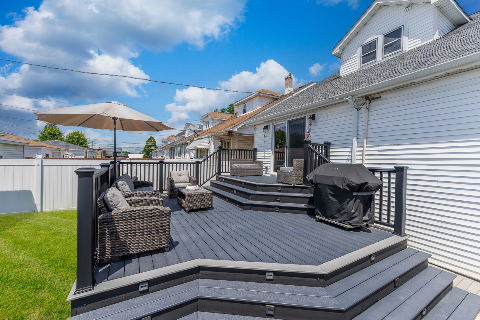 2610 North Major Avenue Chicago, IL 60639 - Photo 31 of 45 a view of a patio with couches chairs and wooden floor