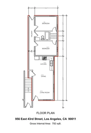 $2,887 | 956 East 43rd Street, Los Angeles, CA 90011