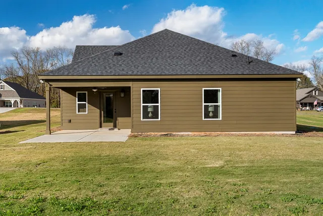 a front view of a house with kitchen