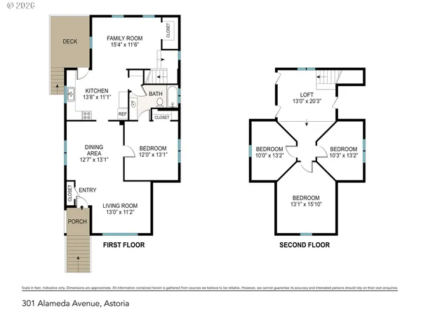 $459,000 | 301 Alameda Avenue, Astoria, OR 97103