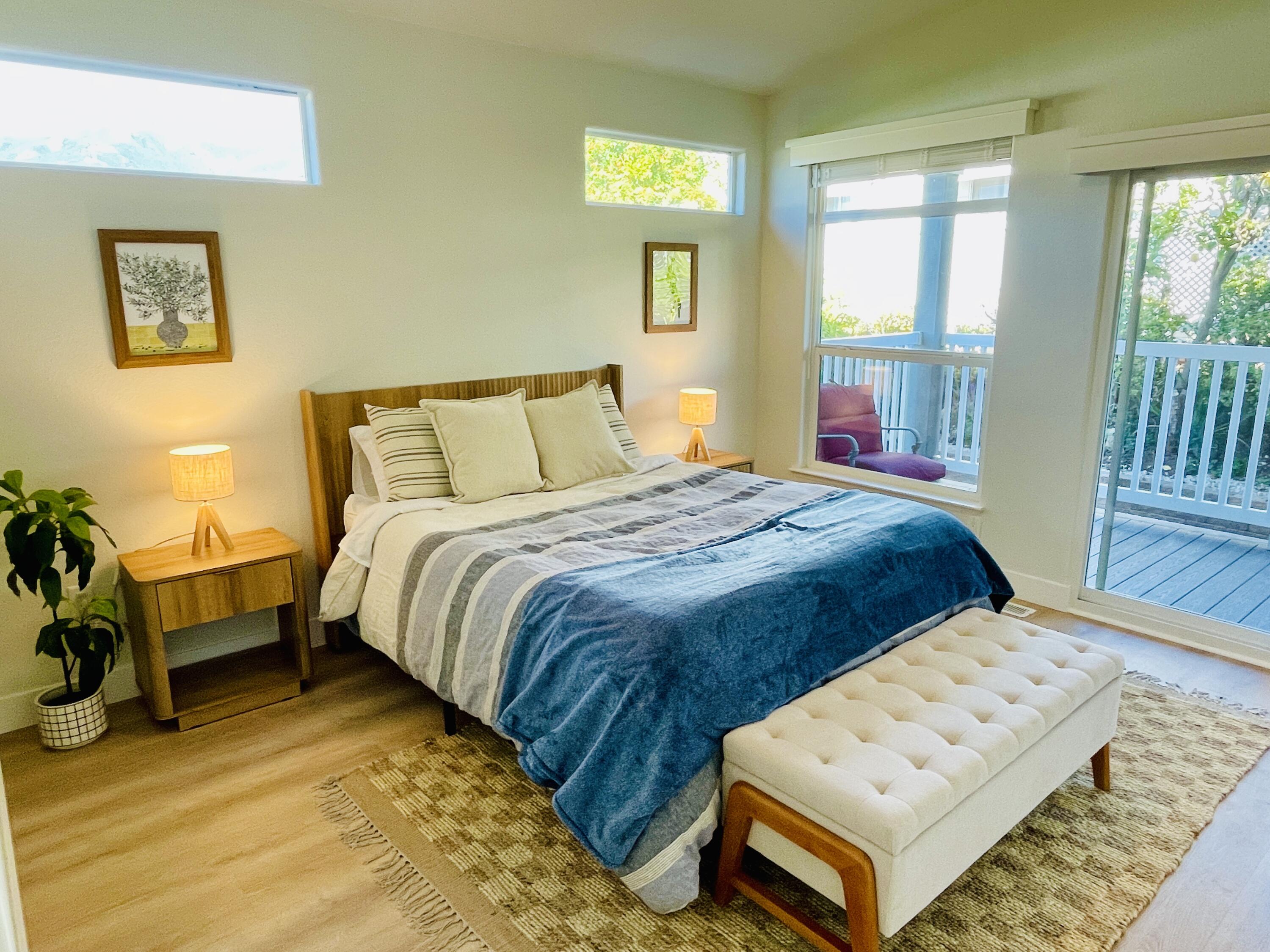 340 Old Mill Road, Unit SPC 214 Santa Barbara, CA 93110 - Photo 10 of 31 a bed sitting in a bedroom next to a window