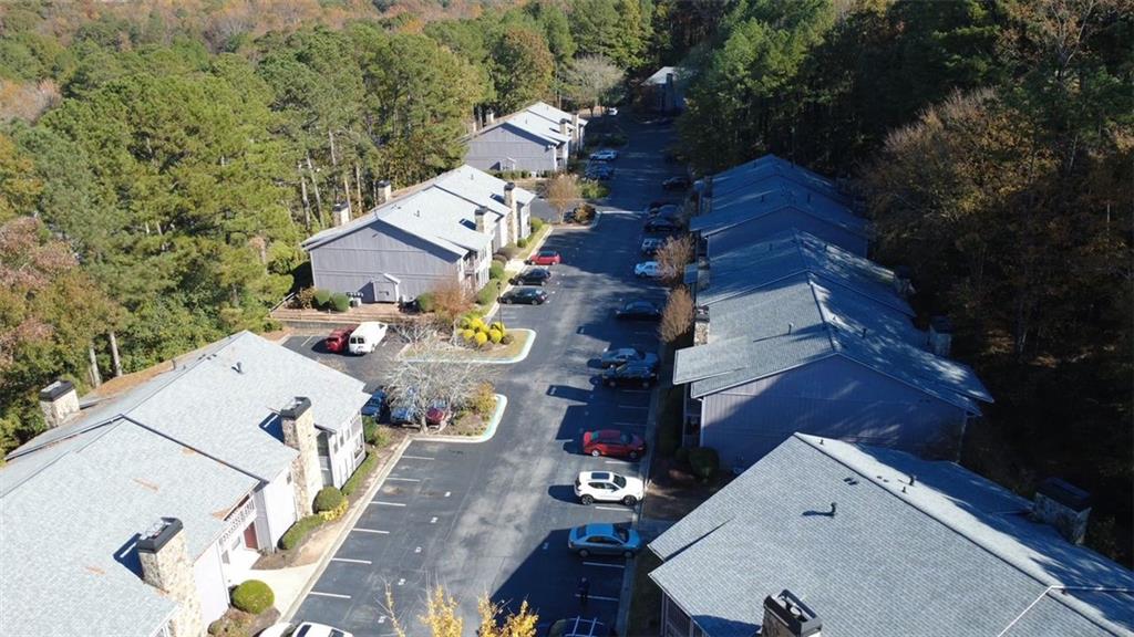 3934 Woodridge Way Tucker, GA 30084 - Photo 54 of 75 an aerial view of residential houses with outdoor space