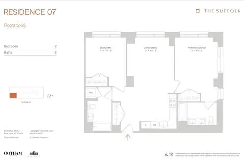 $8,337 | 55 Suffolk Street, Unit 1807 | Lower East Side