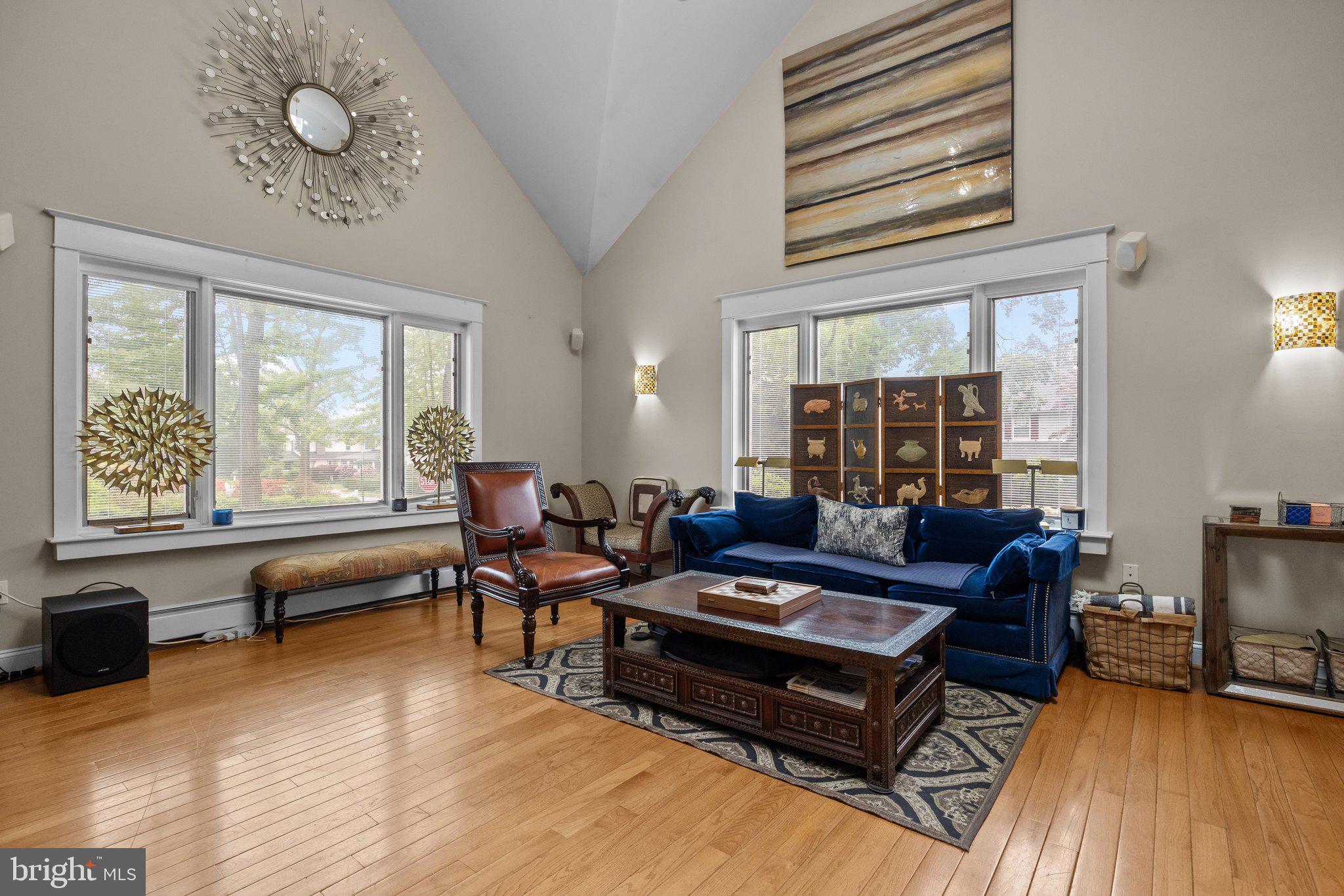 600 Runnymede Avenue Jenkintown, PA 19046 - Photo 11 of 51 a living room with furniture and a large window